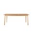 Zuiver Eettafel Glimps 180/240cm Naturel