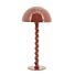 Table lamp Luox - coral red