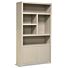 Boekenkast Diamond Taupe 120cm 5 Vaks Rechts Eiken