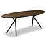Eettafel Robin Ovaal Anodic Brown