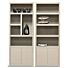 Boekenkasten Set Diamond Taupe Rechts Eiken