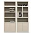 Boekenkasten Set Diamond Taupe Links Eiken