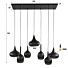 Hanglamp 4+3 zip
