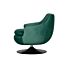 WOOOD Jada Draaifauteuil Fluweel Teal