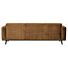 STATEMENT 3-ZITS BANK 230 CM FLUWEEL HONINGGEEL