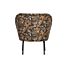 VOGUE FAUTEUIL FLUWEEL BOUQUET ZWART