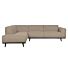 STATEMENT HOEKBANK LINKS BOUCLE BEIGE