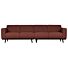 STATEMENT 4-ZITS BANK 280 CM BOUCLE CHESTNUT