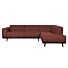 STATEMENT HOEKBANK RECHTS BOUCLE CHESTNUT