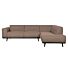 STATEMENT HOEKBANK RECHTS BOUCLE NOUGAT