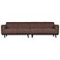 STATEMENT 4-ZITS BANK 280 CM BOUCLE COFFEE