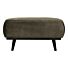 STATEMENT HOCKER FLUWEEL WARM GROEN