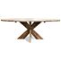 Eetkamertafel Cross Leg Teak 130x130cm