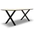 Eikenhouten Eettafel Rinske X-Poot