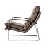 Fauteuil Lex - donkerbruin vintage leer