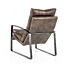 Fauteuil Lex - donkerbruin vintage leer