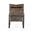 Fauteuil Lex - donkerbruin vintage leer