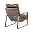 Fauteuil Lex - donkerbruin vintage leer