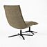 Fauteuil Marcus met voetenbank - groen Baquer
