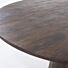 Eettafel Aron rond 130 - bruin