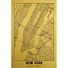 Mondiart Schilderij City Map New York Gold 