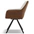 Eetkamerstoel David Draaibaar Beige/Bruin