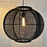 Hanglamp Fabric Black ø78 Cm