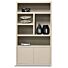  Boekenkast Set Diamond Taupe Links 120cm Eiken