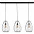  Drielichts Hanglamp Cesto Wit