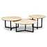 Salontafel Set van 3 Maxime Naturel White