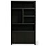 Boekenkast Diamond 5 Vaks 120cm Links Dark Brown Eiken