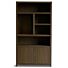  Diamond Boekenkast 120cm 4 Vaks Bruin 