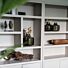 Boekenkast Diamond Taupe 120cm 5 Vaks Rechts Eiken