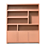 Boekenkast Diamond Rosso 180cm Eiken