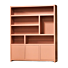 Boekenkast Diamond Rosso 180cm Eiken