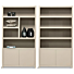 Boekenkast Set Diamond Taupe Rechts 120cm