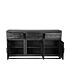 LABEL51 Dressoir Chili - Zwart - Mangohout - Dressoir