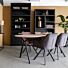 Boekenkastenset Van 4 Diamond 120cm Eiken