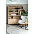Boekenkast Diamond Breed 180cm 6 Vaks Eiken