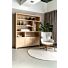 Boekenkast Diamond Breed 180cm 6 Vaks Eiken