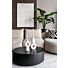 Salontafel Diamond Rond Ø85cm Zwart Eiken