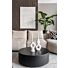 Salontafel Diamond Rond Ø85cm Zwart Eiken