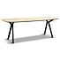 Eikenhouten Eettafel Rinske Edge Poot