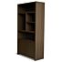 Diamond Boekenkast 120cm 5 Vaks Links Bruin