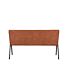 LABEL51 Eetkamerbank Matz - Cognac - Microfiber - 145 cm