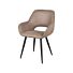 Eetkamerstoel Fer Taupe Micro Suede