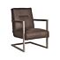 LABEL51 Fauteuil Jim - Antraciet - Microfiber
