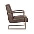 LABEL51 Fauteuil Jim - Antraciet - Microfiber