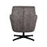 LABEL51 Fauteuil Toby - Antraciet - Velours