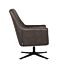 LABEL51 Fauteuil Tod - Antraciet - Microfiber